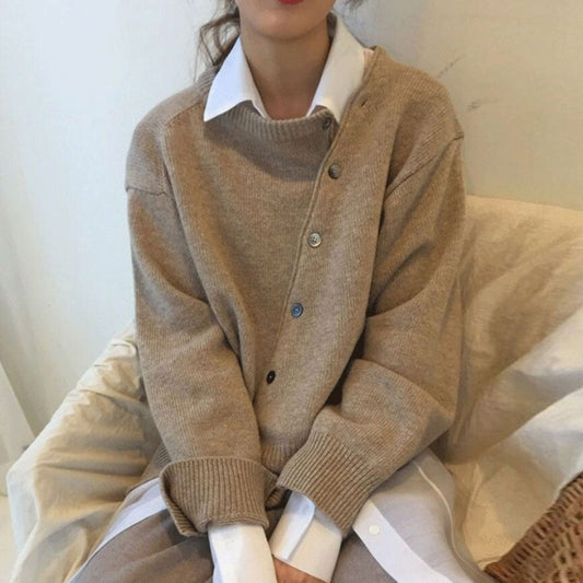 Alice™ I Cardigan Asymétrique pour Élégance Décontractée et Moderne
