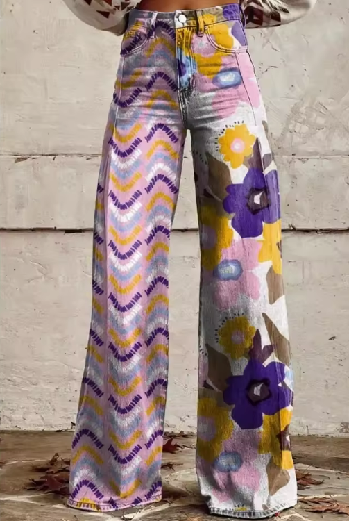 Adeline™ | Pantalon Bohémien Élégant